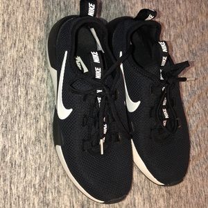 Black Nike sneakers